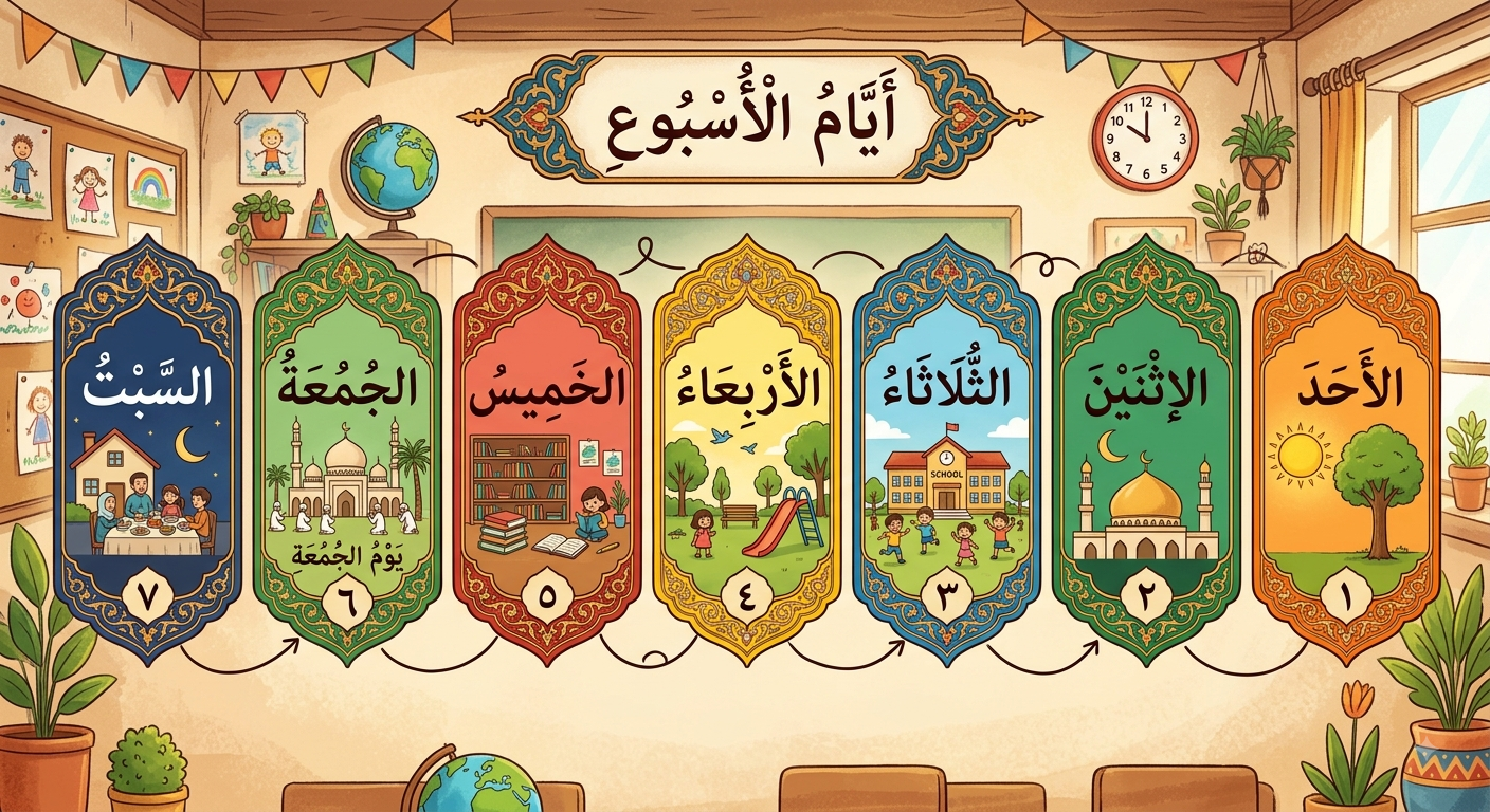 days name in arabic
