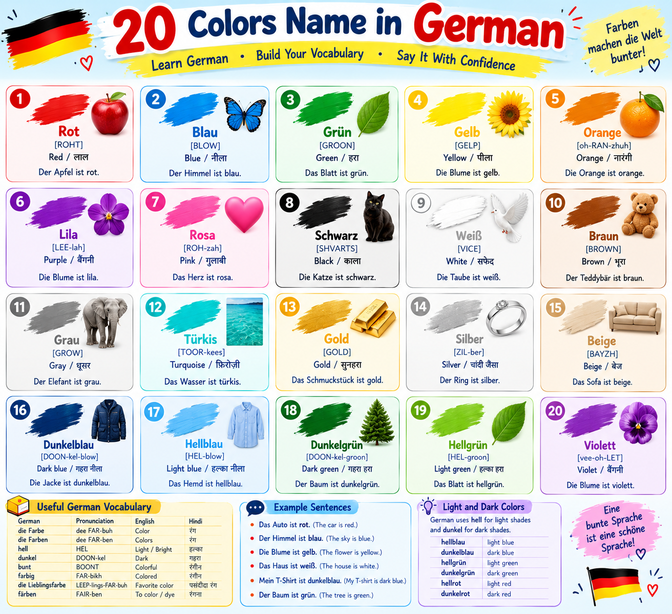 colors name in german